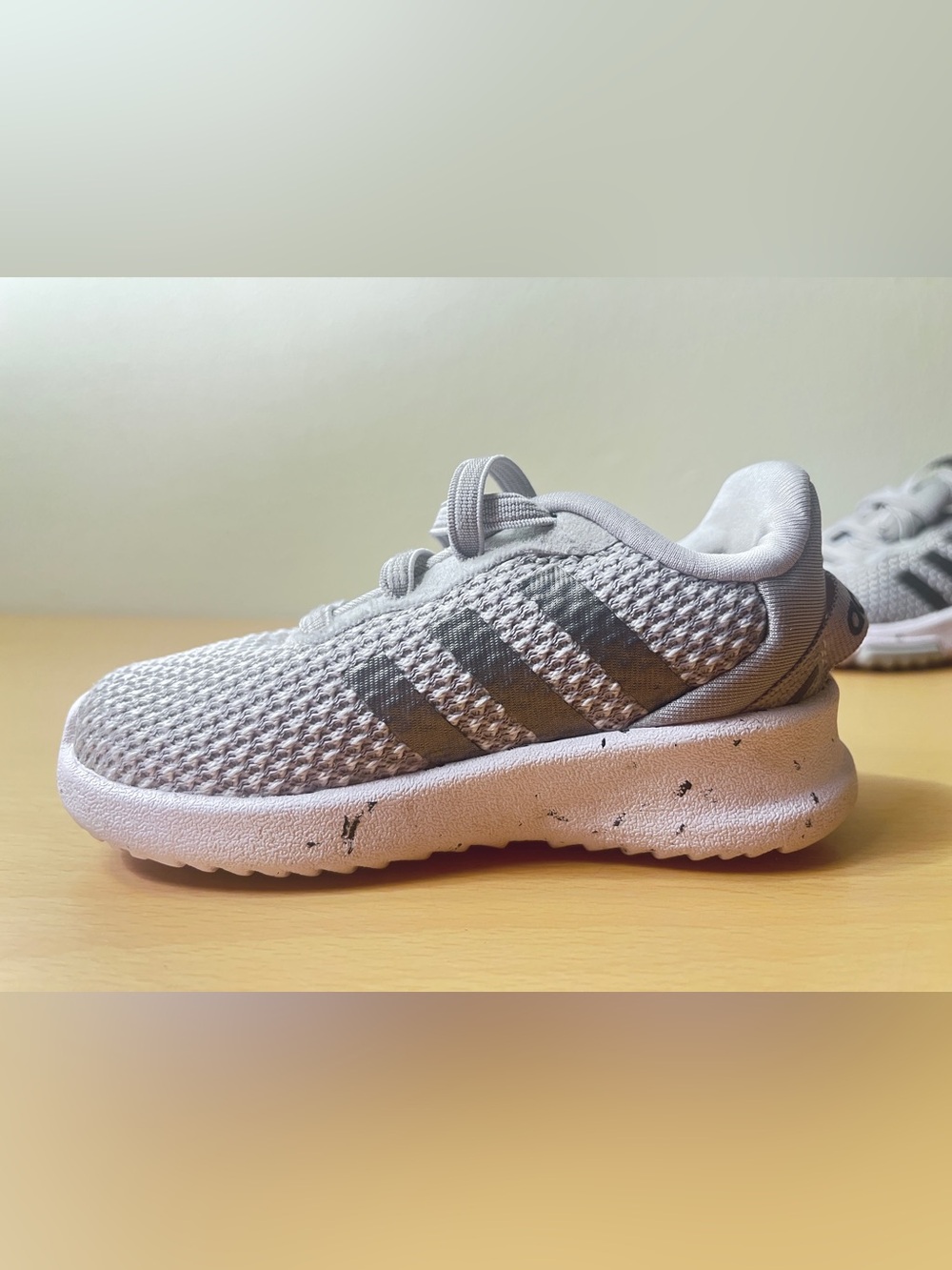 Adidas Baby Racer TR 2.0 H04462 Running Grey Shoes Size 5K (5) - Picture 9 of 11